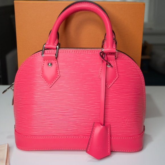 Louis Vuitton Epi Alma BB Dragon Fruit (Discontinued Color) - Picture 8 of 14